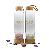 Bamboo Crystal Water Bottle Twin Pack